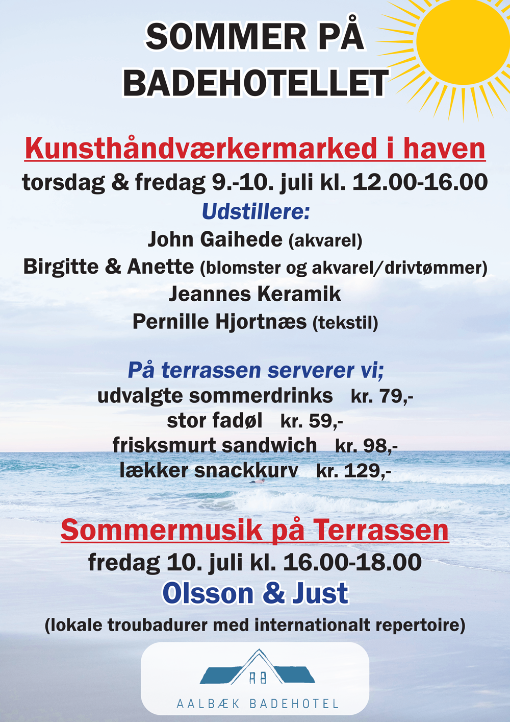 Sommer på Aalbæk Badehotel Sommer på Aalbæk Badehotel