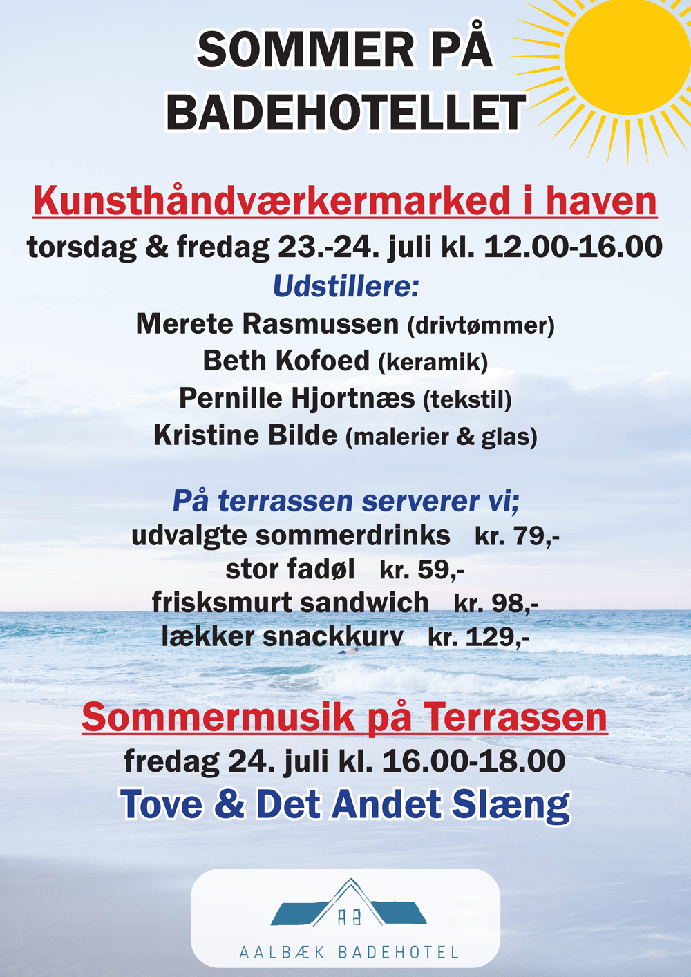 Sommer på Aalbæk Badehotel Sommer på Aalbæk Badehotel